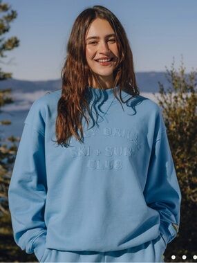 Daily Drills oversized vintage crew